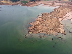 Elevasi Waduk Jatigede Mulai Naik Seiring Turun Hujan di Hulu Sungai