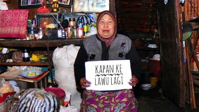 Kasi Humas Polres Magetan AKP Budi Kuncahyo mengatakan pihaknya sudah mengimbau Mbok Yem dibawa turun ke tempat yang lebih aman.