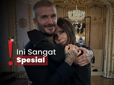 Momen Langka, David Beckham Boyong Keluarga ke Premier Docu-Series