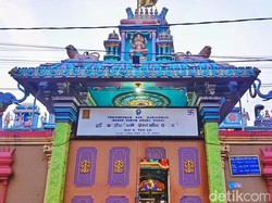 Melihat Keindahan Kuil Shri Mariamman, Jejak Masuknya Umat Hindu di Medan