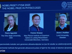 3 Pemenang Nobel Fisika 2023, Inilah Sosok dan Penemuan Mereka