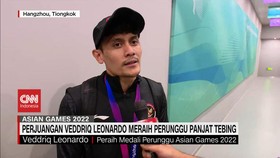 VIDEO: Perjuangan Veddriq Leonardo Raih Perunggu Panjat Tebing