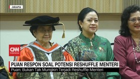 VIDEO: Puan Respon Soal Potensi Reshuffle Menteri