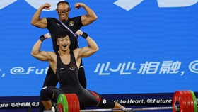 FOTO: Rahmat Erwin Abdullah Gemparkan Asian Games dengan Rekor Dunia