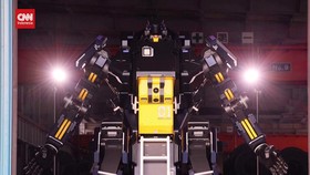 VIDEO: Tak Lagi Cuma di Anime, Jepang Wujudkan Robot 'Gundam' Raksasa