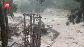 VIDEO: Banjir Bandang Terjang India, 23 Orang Hilang