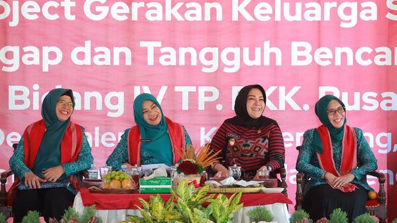 Bupati Klaten menyampaikan bahwa Desa Balerante terpilih menjadi salah satu lokus penilaian pilot project Gerakan Keluarga Sehat Tangguh Tanggap Bencana.