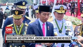 VIDEO: Diusulkan Jadi Ketum PDIP, Jokowi: Saya Ingin Pulang ke Solo