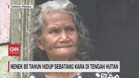VIDEO: Nenek 80 Tahun Hidup Sebatang Kara di Tengah Hutan