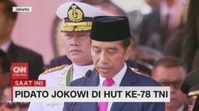 VIDEO: Pidato Jokowi di HUT ke-78 TNI