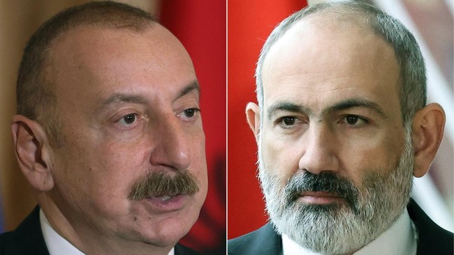 Presiden Azerbaijan Ilham Aliyev ogah berunding dengan PM Armenia Nikol Pashinyan usai kedua negara kembali terlibat bentrok bersenjata di Nagorno-Karabakh.