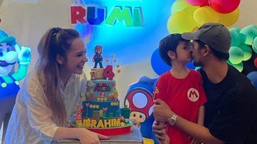 7 Potret Harmonis Putri Anne & Arya Saloka Rayakan Ultah Putra Tercinta