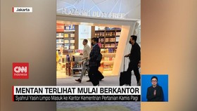 VIDEO:Usai Kunker di Luar Negeri, Menteri Pertanian Terlihat Berkantor
