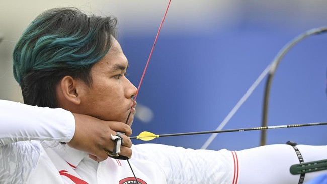 Indonesia berhasil merebut medali perunggu nomor recurve beregu putra setelah mengalahkan Bangladesh dengan skor 6-0, Jumat (6/10).