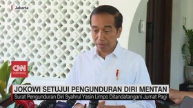 VIDEO: Jokowi Setujui Pengunduran Diri Mentan