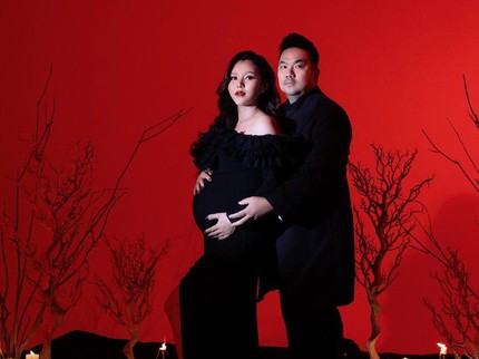 7 Potret Maternity Shoot Kehamilan Pertama Istri Food Vlogger Nex Carlos