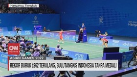 VIDEO: Rekor Buruk 1962 Terulang, Bulutangkis Indonesia Tanpa Medali
