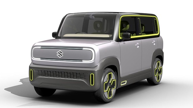 Suzuki bakal memperkenalkan mobil listrik konsep eWX di Japan Mobility Show yang kemungkinan jadi masa depan Karimun Wagon R.