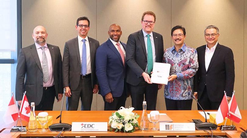 PT Indonesia Infrastructure Finance dan Export Development Canada (EDC) secara resmi menjalin kerja sama untuk mendukung pembiayaan infrastruktur di Indonesia.