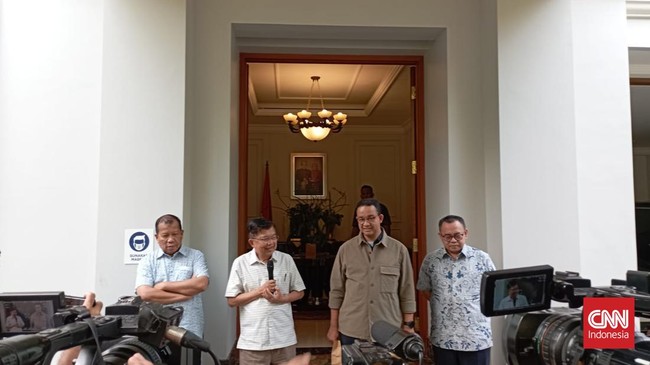 Eks Wapres JK mengaku pembicaraan dengan bacapres Anies Baswedan sama dengan Ketua DPP PDIP Puan Maharani dan bacapres Prabowo Subianto cuma lebih detil.