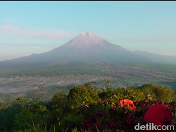 Menyambut Sunrise dan Memandang Gagahnya Semeru di Bukit Simbar
