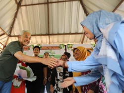 Temui Petani Jakarta, Ganjar Siap Perjuangkan Kedaulatan Pangan Keluarga