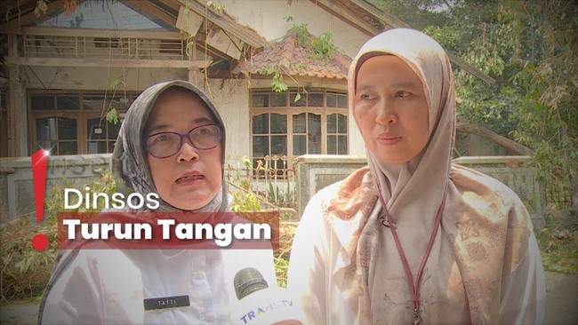 Viral! Rumah Mewah Terbengkalai Milik Ibu Guritno, Kini Dievakuasi Dinsos