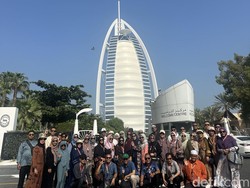 Rombongan Umrah NRA Tour & Travel Nikmati Keindahan Dubai Sebelum ke Tanah Suci