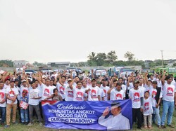 Komunitas Sopir Angkot Jabar Galang Dukungan Menangkan Prabowo di Pilpres