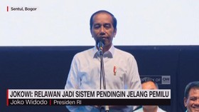VIDEO: Jokowi: Relawan Jadi Sistem Pendingin Jelang Pemilu