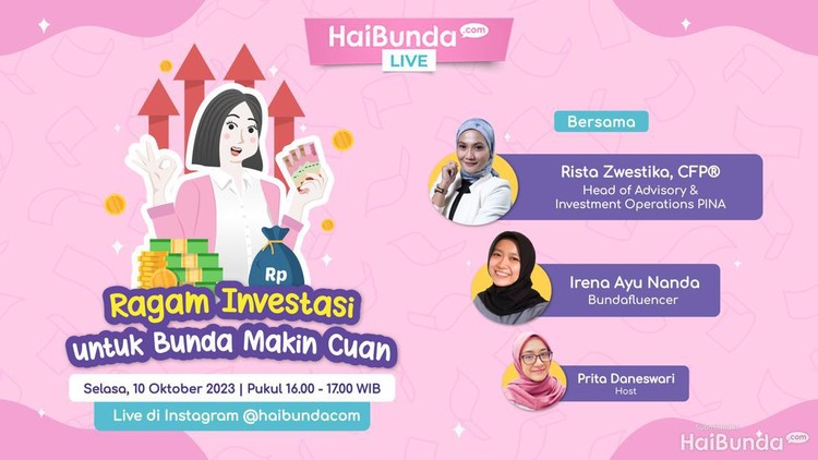 HaiBunda Live Instagram: Ragam Investasi untuk Bunda Makin Cuan