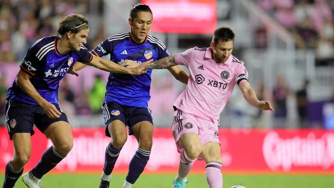 Inter Miami menelan kekalahan 0-1 dari FC Cincinnati pada lanjutan Liga Amerika Serikat (MLS) di Stadion DRV PNK meski kembali diperkuat Lionel Messi.