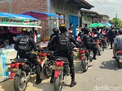 Sempat Ricuh, Penghitungan Suara Pilkades Kembangan Demak Dijaga Brimob