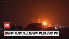 VIDEO: Serangan Balasan Israel Tewaskan Ratusan Warga Gaza