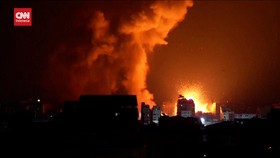 VIDEO: Detik-detik Israel Bombardir Palestina Sebagai Serangan Balasan