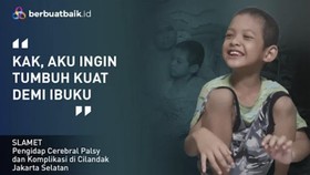 Donasi untuk Slamet, Bocah Penderita Cerebral Palsy via Berbuatbaik