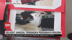 VIDEO: Gelagat Janggal Tersangka Penganiaya Kekasih