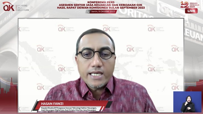 Kepala Eksekutif Pengawas Inovasi Teknologi Sektor Keuangan Aset Keuangan Digital dan Aset Kripto OK, Hasan Fawzi