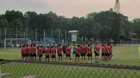 Latihan Perdana Jelang Indonesia vs Brunei: Skuad Timnas Full Team