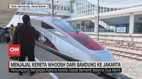 VIDEO: Menjajal Kereta Whoosh Dari Bandung Ke Jakarta