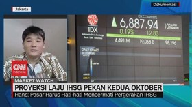 VIDEO: Proyeksi Laju IHSG Sepekan Kedepan