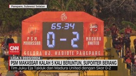 VIDEO: PSM Makassar Kalah 5 Kali Beruntun, Suporter Berang