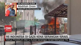 VIDEO: RS Indonesia Di Gaza Kena Serangan Israel