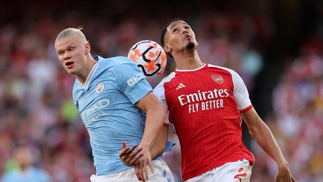 Berikut prediksi Manchester City vs Arsenal di Liga Inggris akan berlangsung Minggu (31/3) malam.