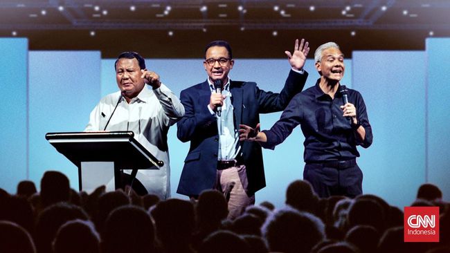 Debat ketiga Pilpres 2024 yang diikuti oleh tiga kandidat capres dijadwalkan hari ini, Minggu (7/1). Lantas, debat ketiga Pilpres 2024 tayang jam berapa?