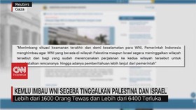 VIDEO: Kemlu Imbau WNI Segera Tinggalkan Palestina Dan Israel