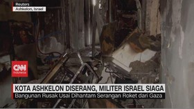 VIDEO: Kota Ashkelon Diserang, Militer Israel Siaga