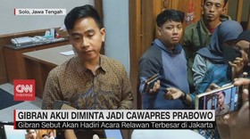 VIDEO: Gibran Akui Diminta Jadi Cawapres Prabowo