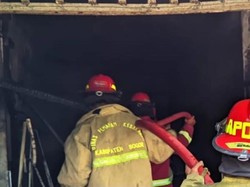 Bengkel Motor di Tamansari Bogor Kebakaran, Diduga Akibat Korsleting Listrik