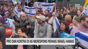 VIDEO: Pro dan Kontra di AS Merespons Perang Israel-Hamas